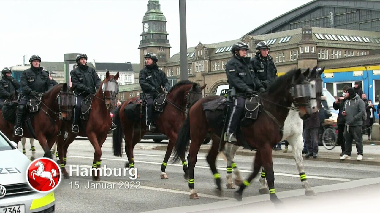 Aufnahmen der Hamburger Reiterstaffel (2022)