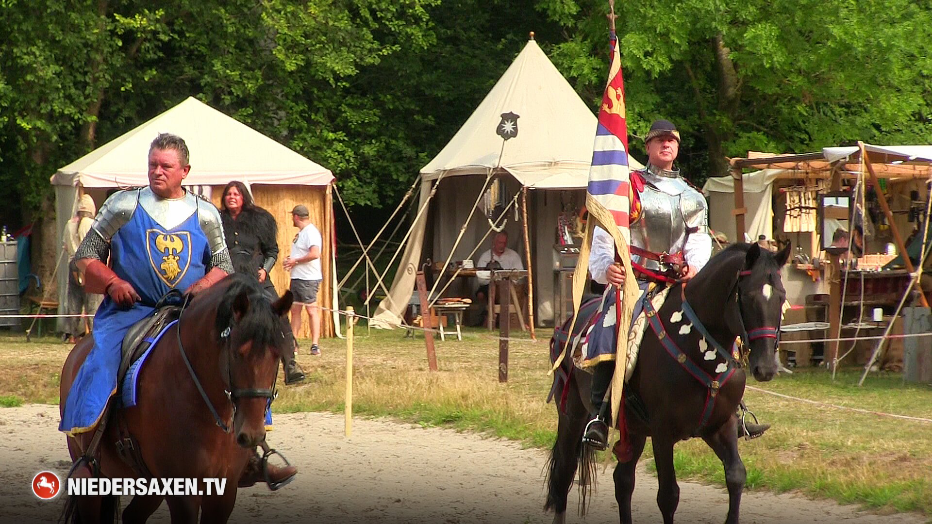 Ritterturnier beim Fantastica Festival in Brokeloh bei Nienburg