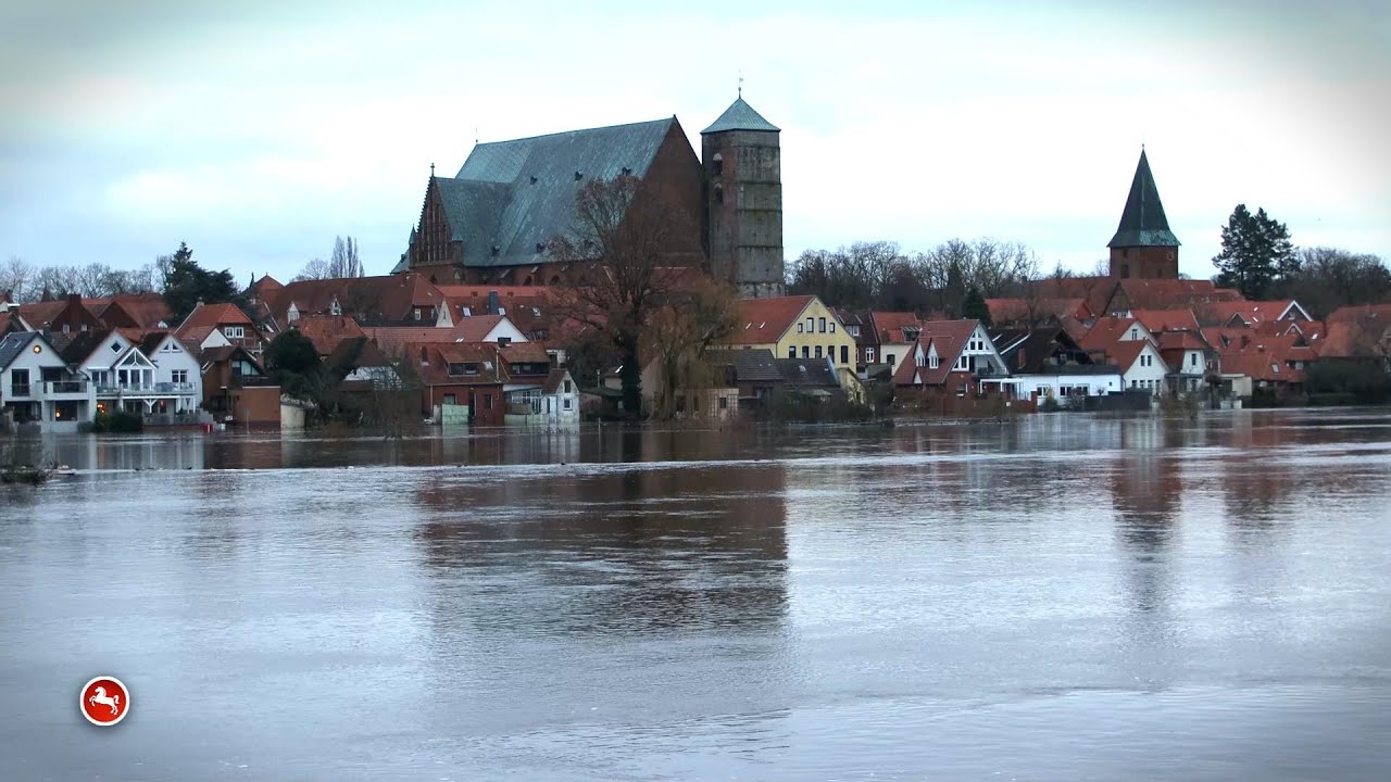 Hochwasser in Niedersachsen: Landkreis Nienburg und Verden